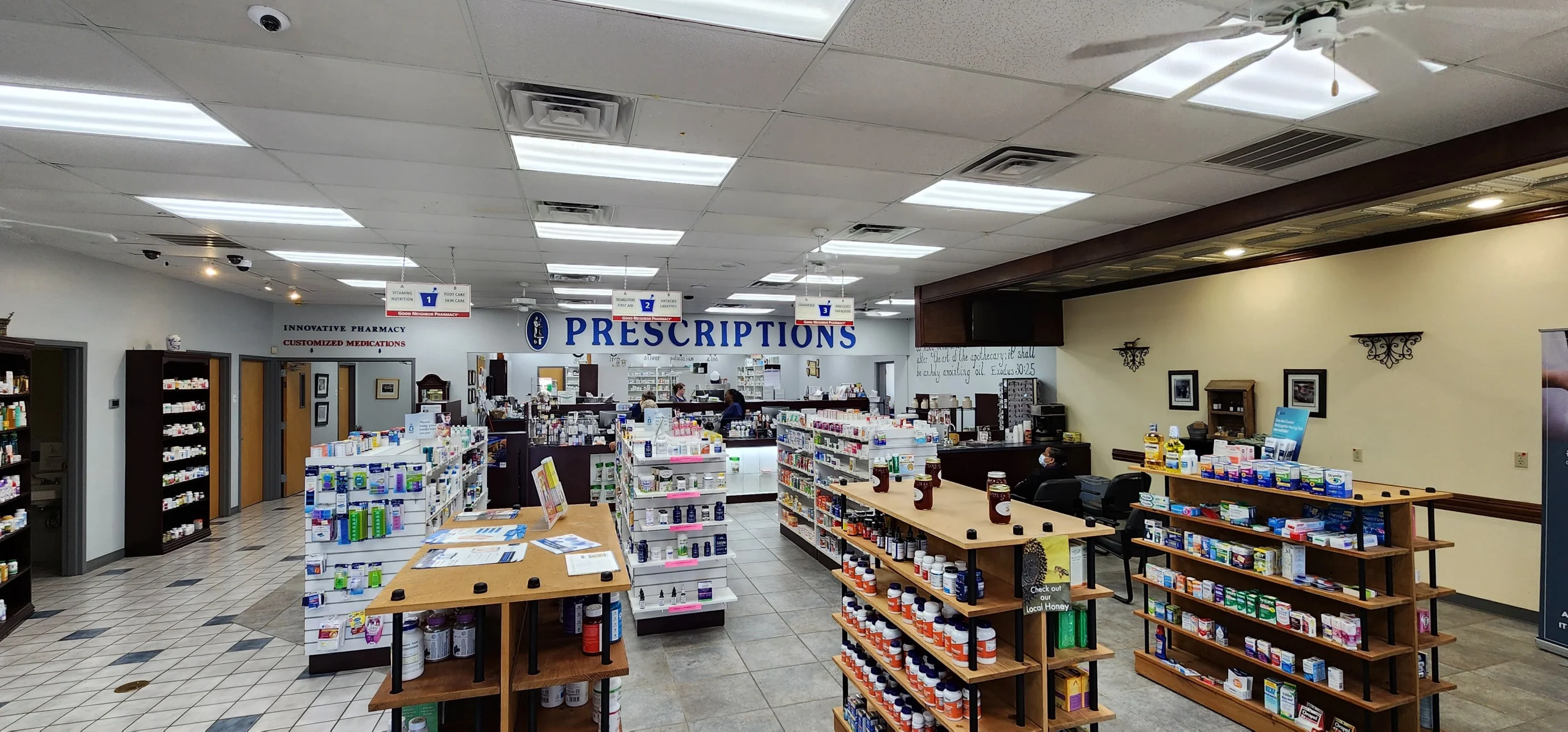 Guy’s Pharmacy Store Interior medical center